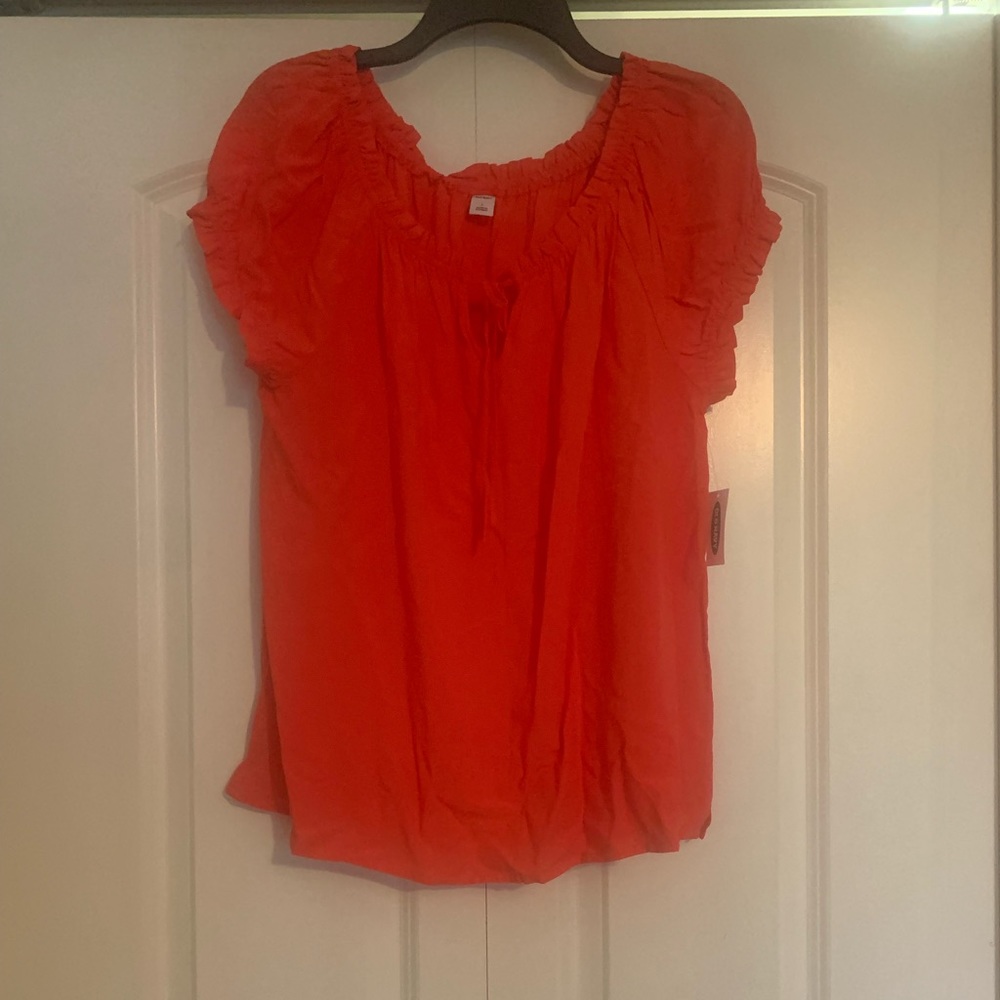 Old navy orange blouse. NWT